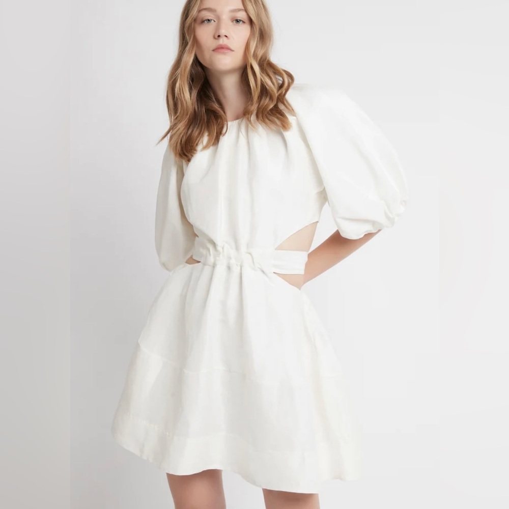 Aje Psychedelia Cut Out Mini Dress NWT